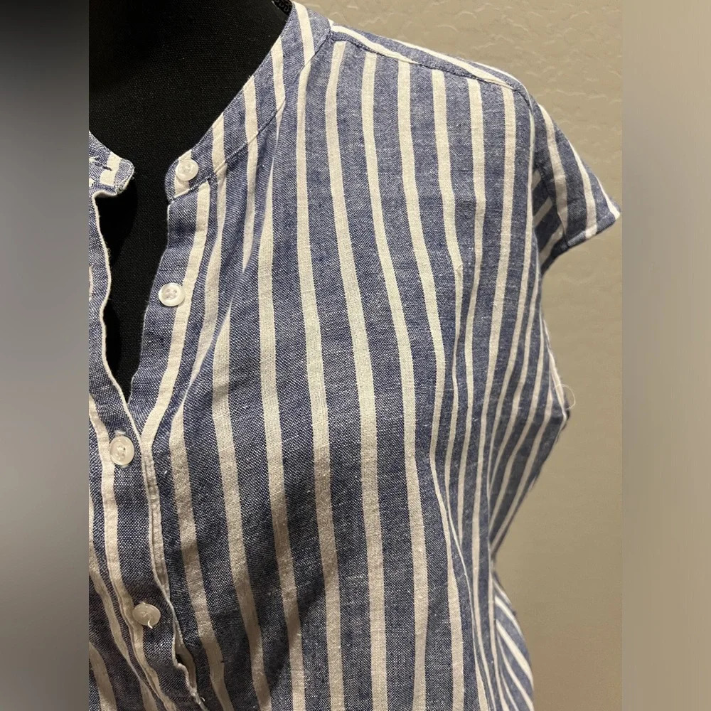 Rails Size Small Linen Blend Sleeveless Dress - image 5